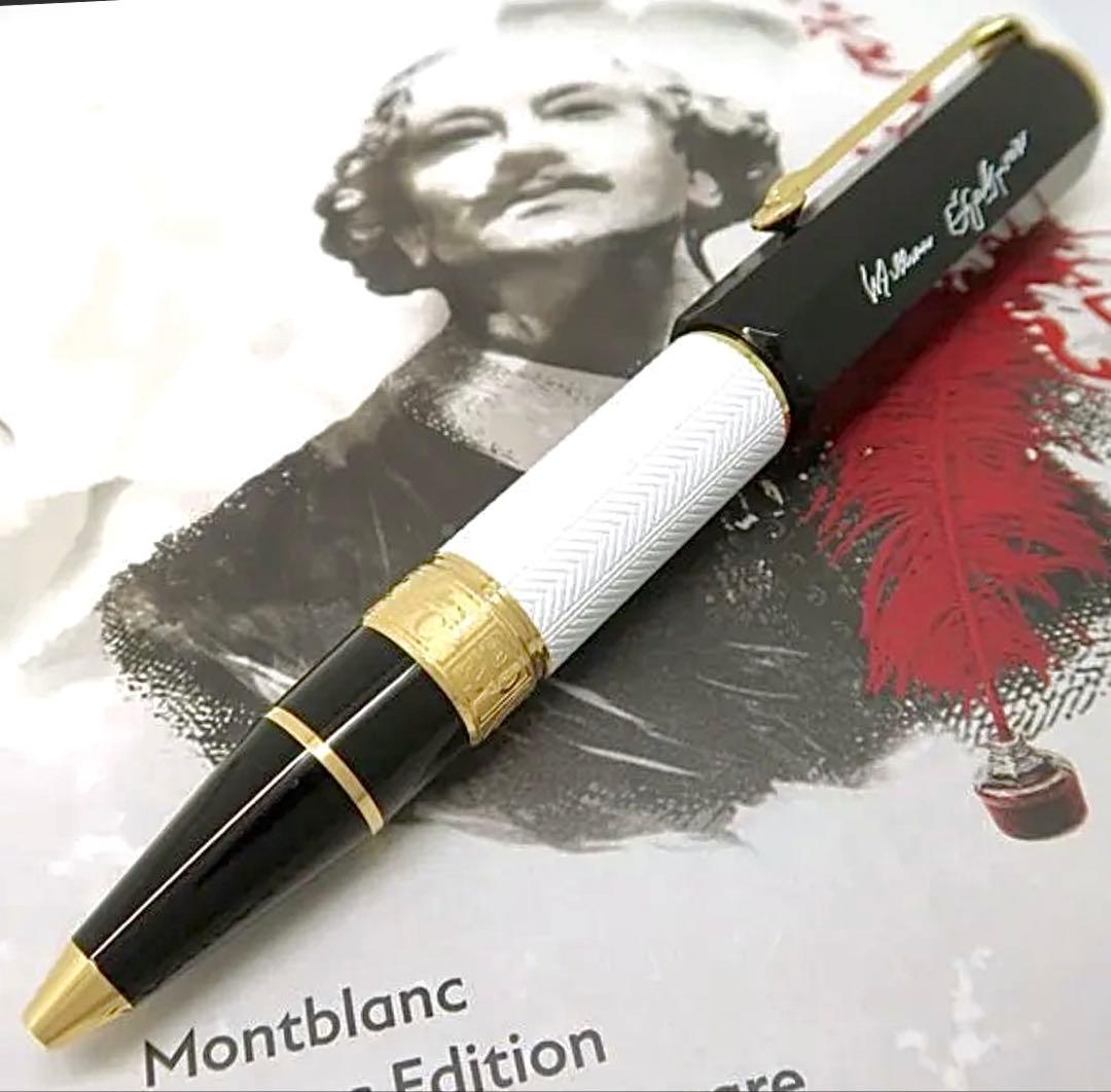 未使用品 モンブラン 作家シリーズ ウィリアム・シェイクスピア ボールペン