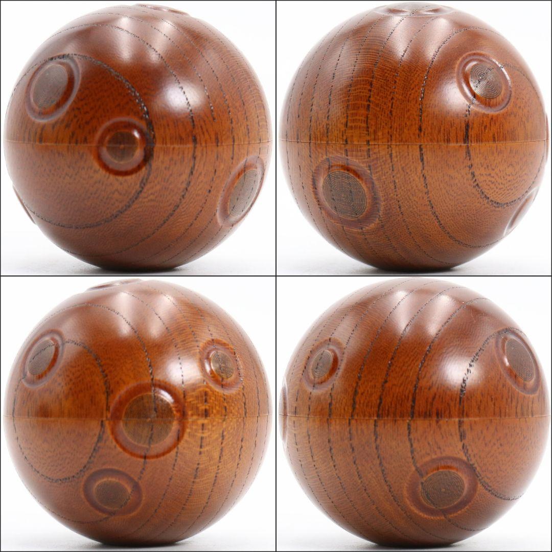 平田秋平作 水玉糸目筋 香合 茶道具 共箱共布　V831　N1