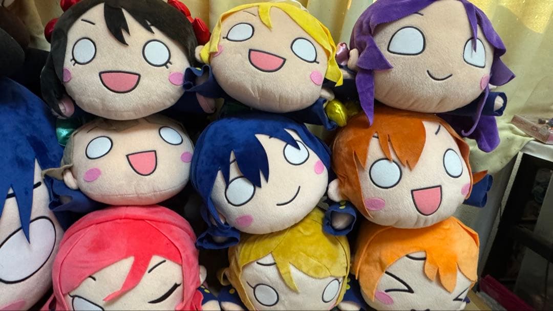 ラブライブ！メガジャンボ寝そべりぬいぐるみ μ's 9体