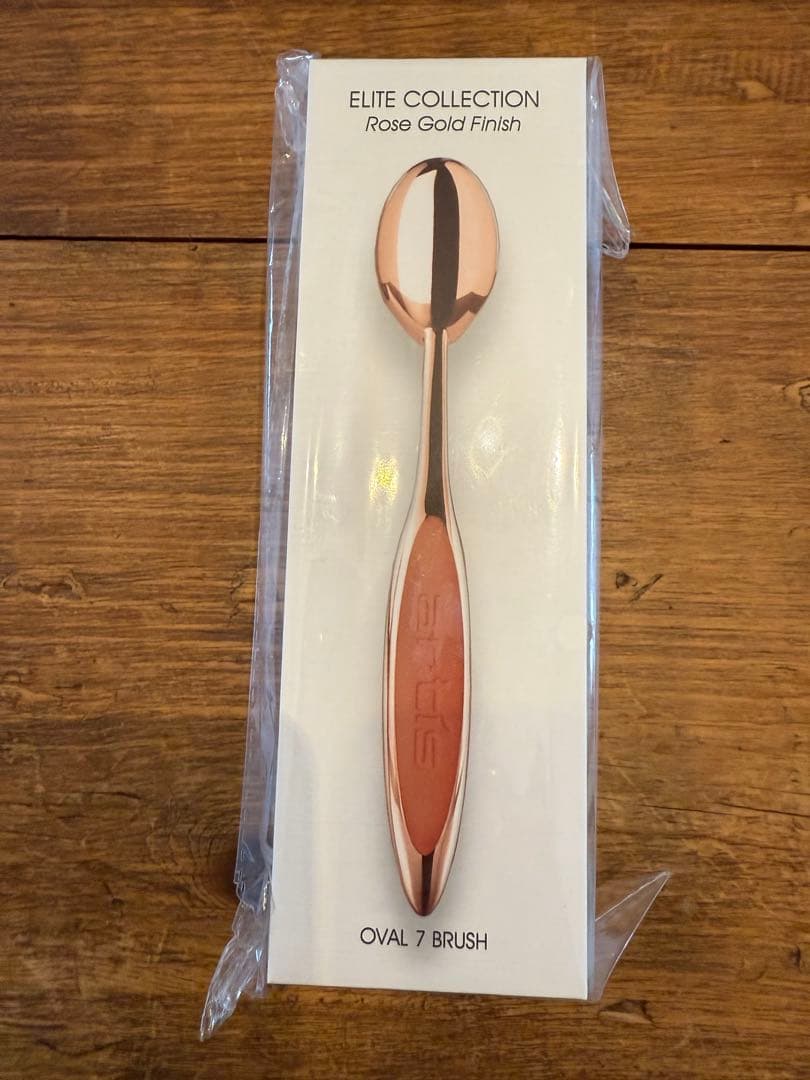アーティス メイクアップブラシ ローズゴールド オーバル7