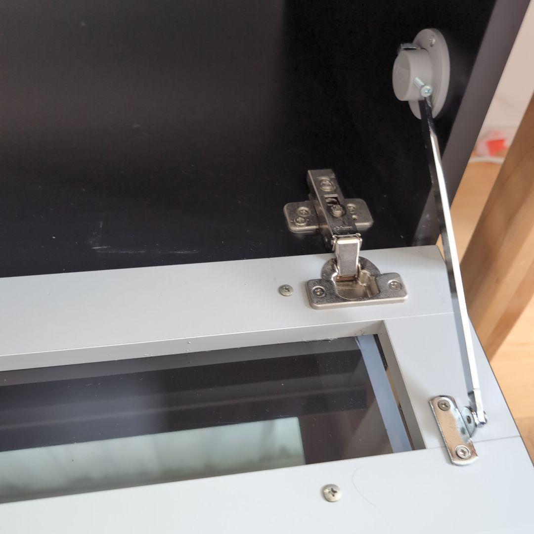 パモウナ テレビ台 黒と木目調 幅180cm