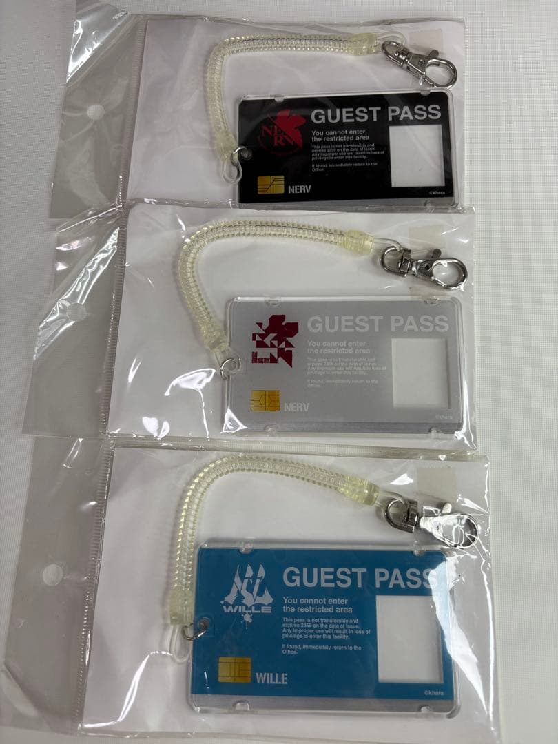 【新品未開封】エヴァンゲリオン NERV パスケース　セット　激レア　レトロ