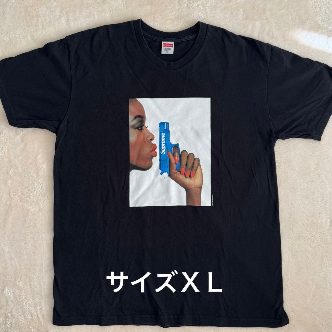 Supreme Water Pistol Tee 半袖Tシャツ 黒 XLサイズ