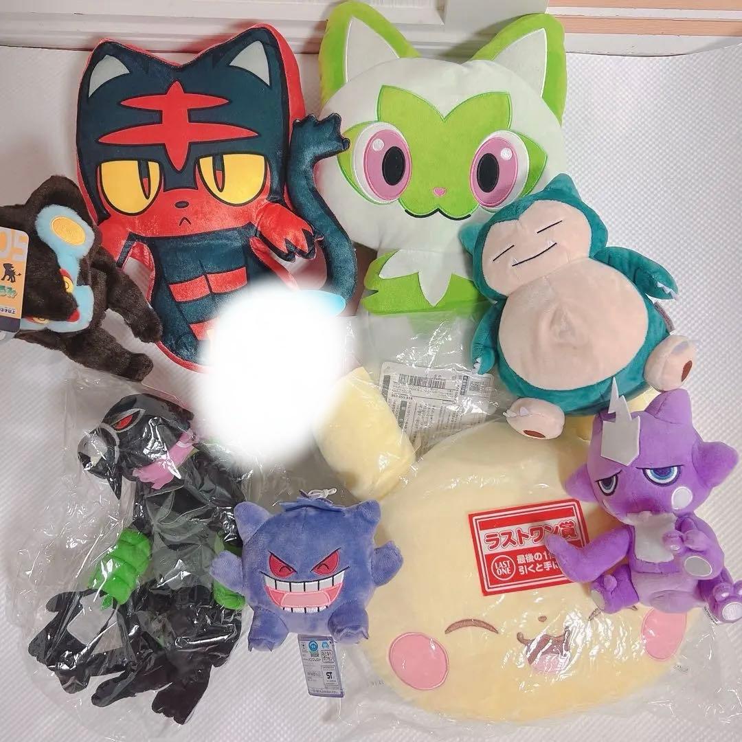 ニャオハ　ニャビー　カビゴン　ゲンガー　エレズン　ぬいぐるみ　まとめ売り