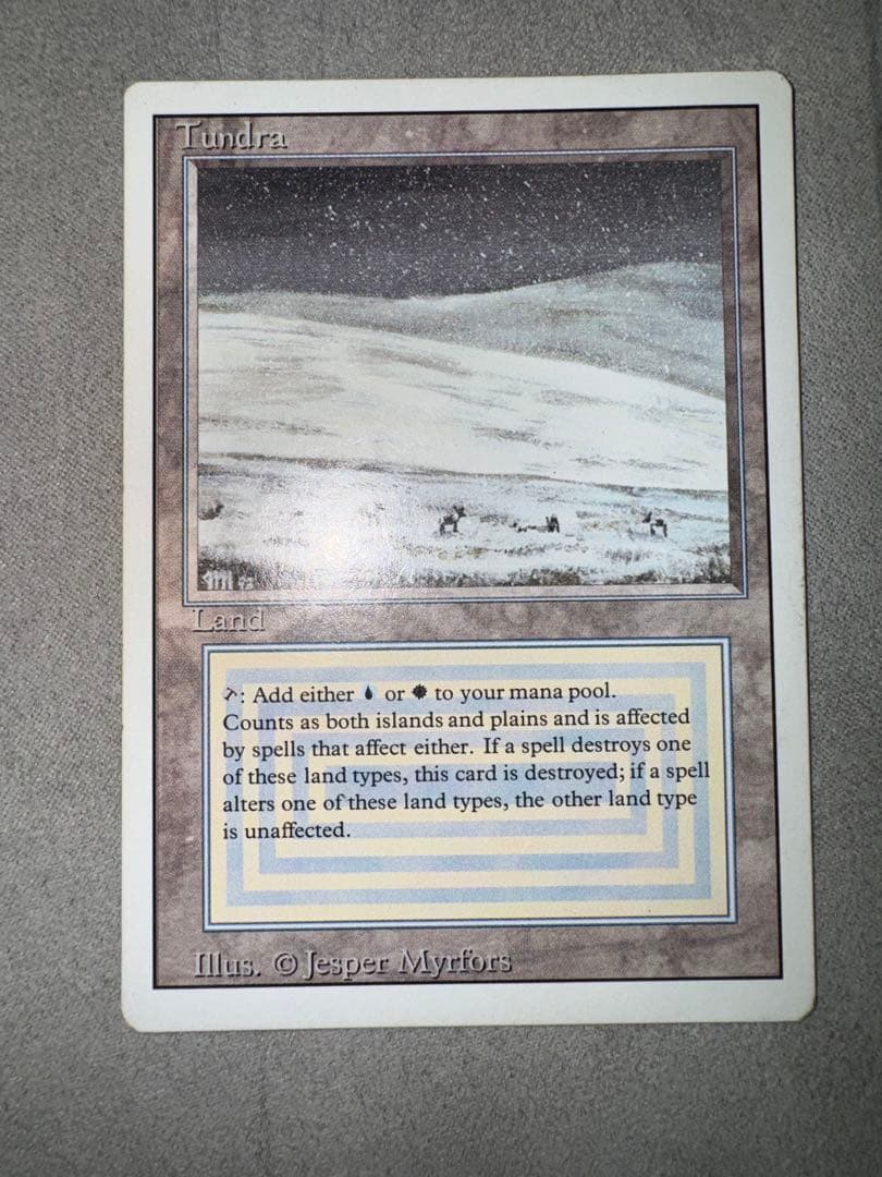 マジック：ザ・ギャザリング Tundra Magic: The Gathering