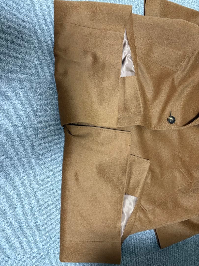 【美品】23区 ロングコート カシミヤ混 46