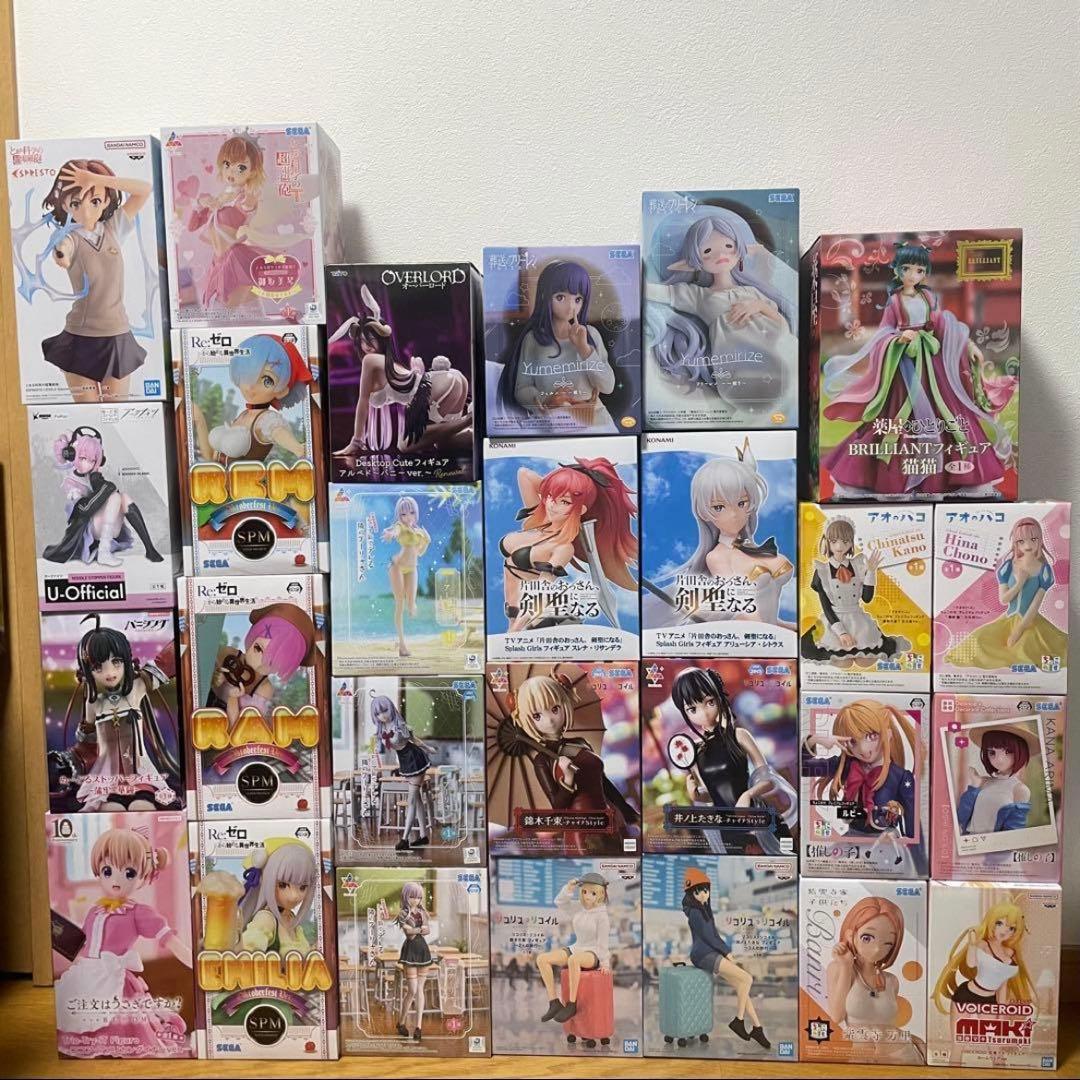 種類いろいろ　美少女プライズフィギュア　まとめ売り　27点セット