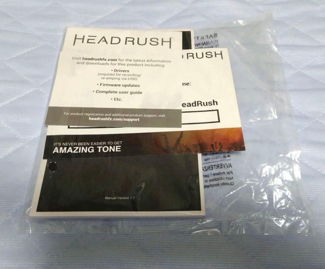 HEADRUSH MX5 ギターマルチエフェクター(未登録美品)