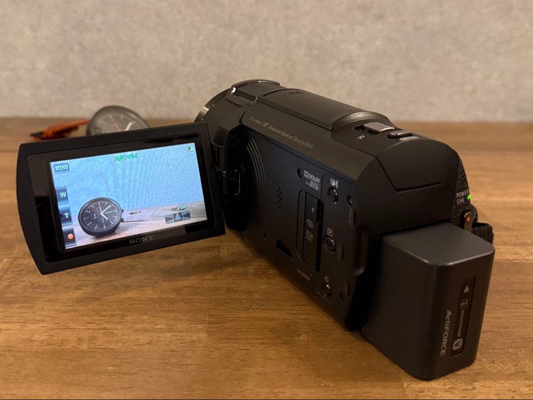 SONY FDR-AX40 ソニー4Kハンディカム　バッテリー2個付