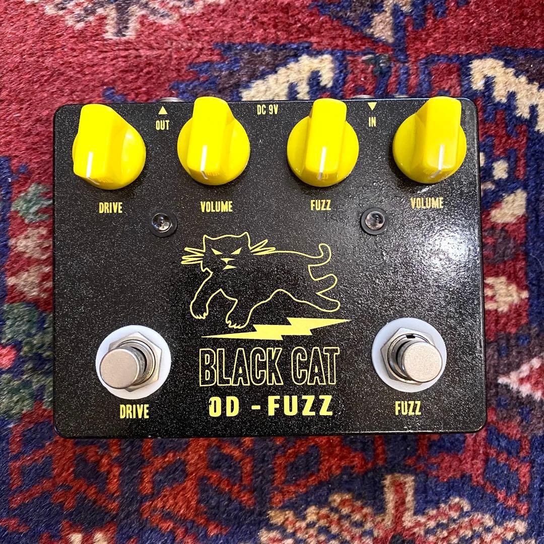 【希少】black cat od-fuzz エフェクター 初期デザイン