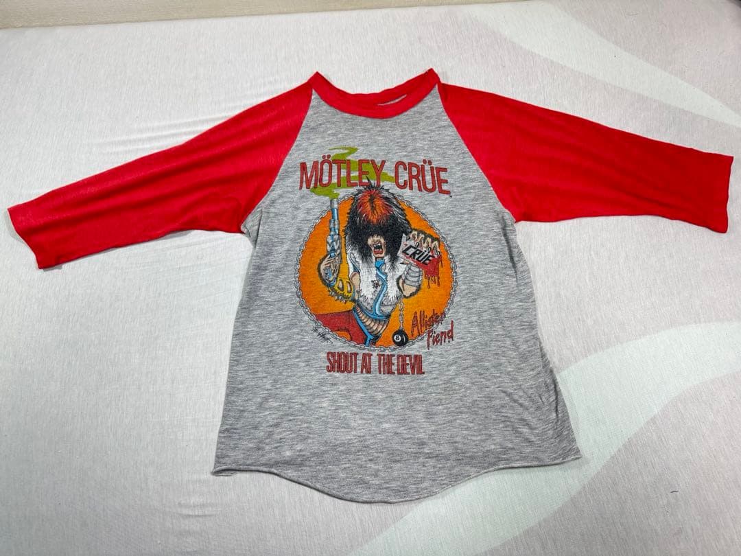 モトリクルー　ヴィンテージ　Tシャツ　1983-84 シャウトアットザデビル