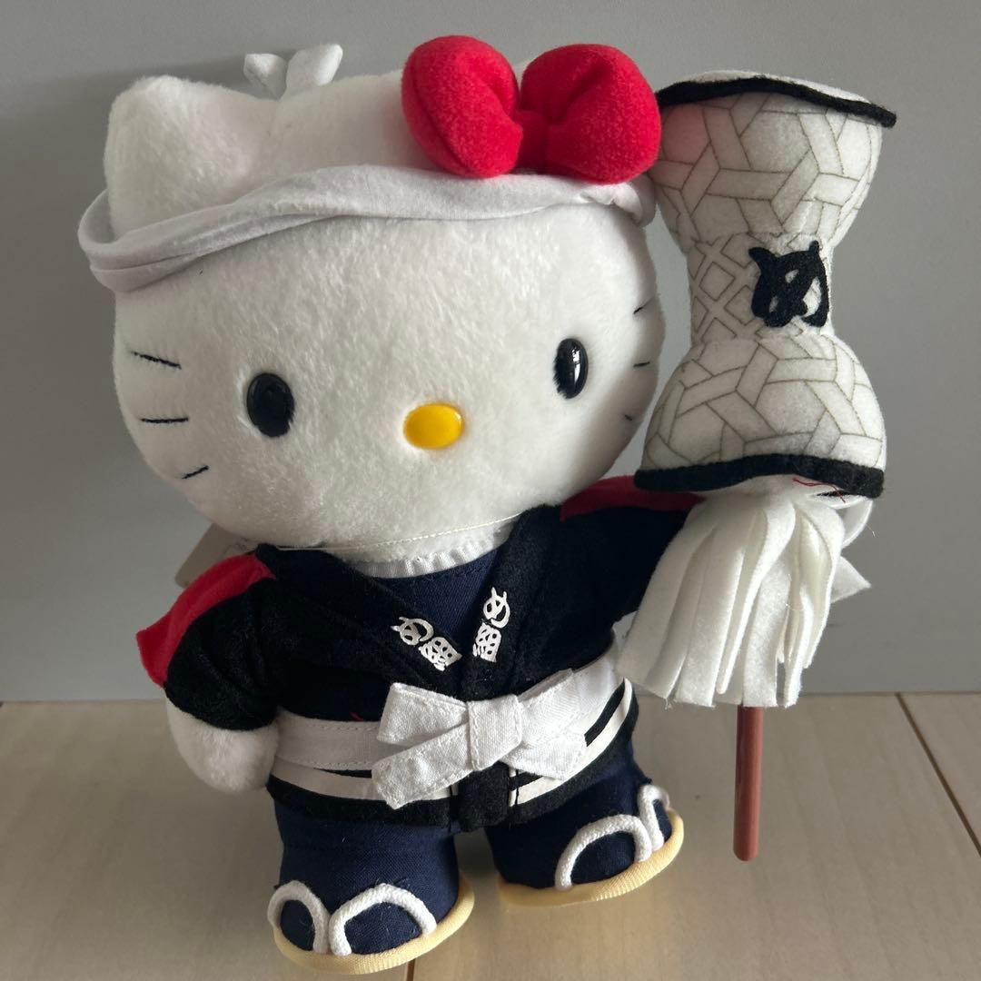 ハローキティ ぬいぐるみ 東京限定 火消しめ組 キティ