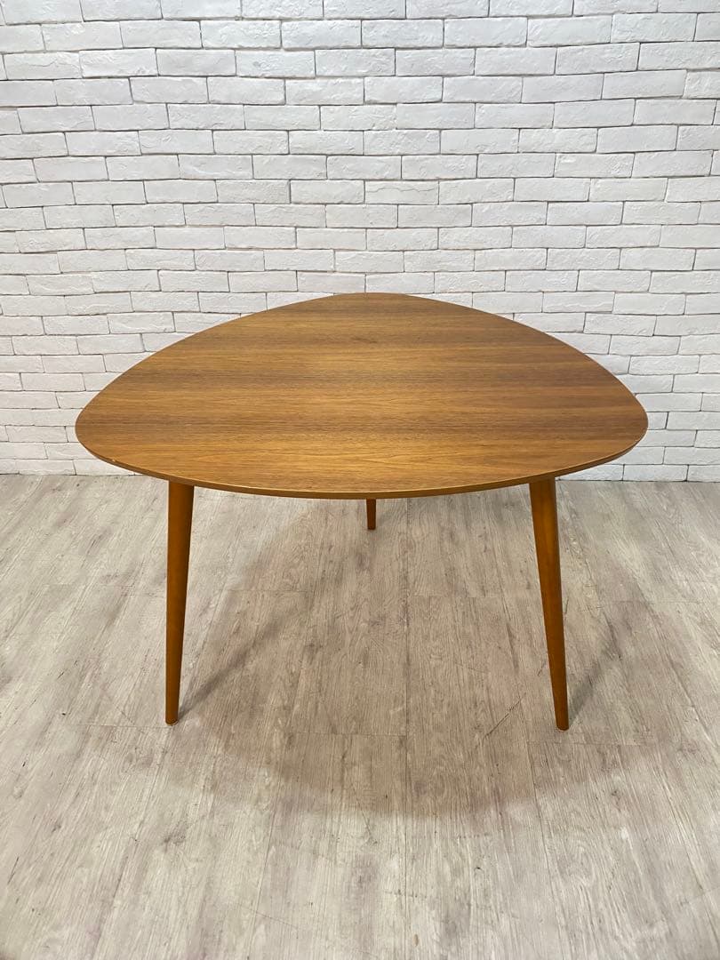 【ワンコ大好きッ子】三角形　ダイニング　テーブル　2名　3名　机　食卓