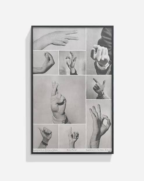 【国内未入荷】ブルーノ・ムナーリ bruno munari 希少ポスター