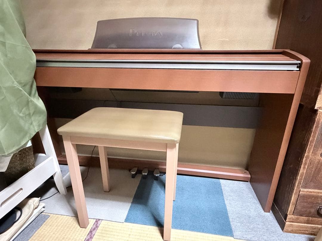 CASIO PX-730CY ブラウン 電子ピアノ 椅子付き