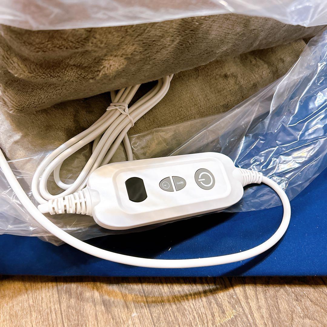 ノーブランド電気毛布 掛け布団188×130cm シングル 洗える 切り忘