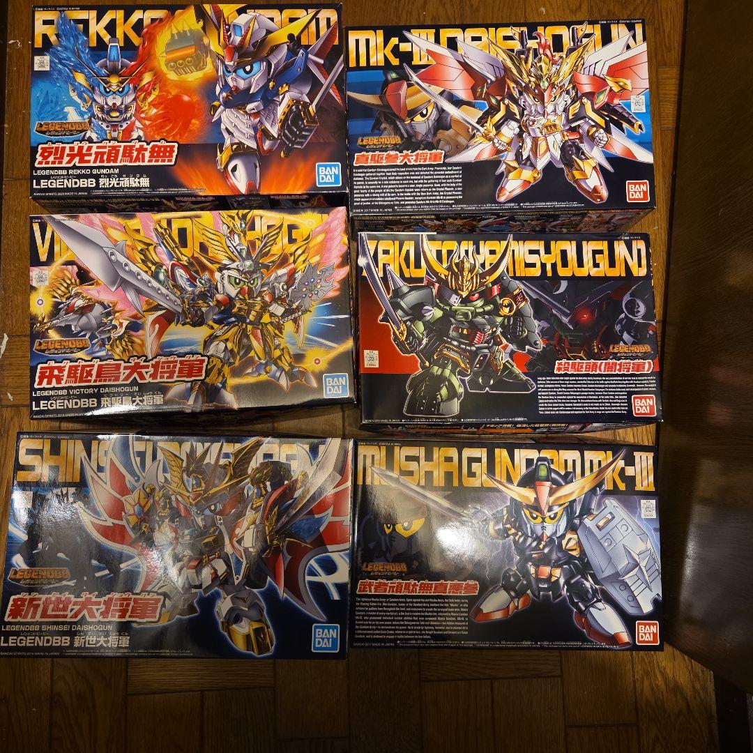SDガンダムBB戦士 LEGENDBB 6個セット 未組立