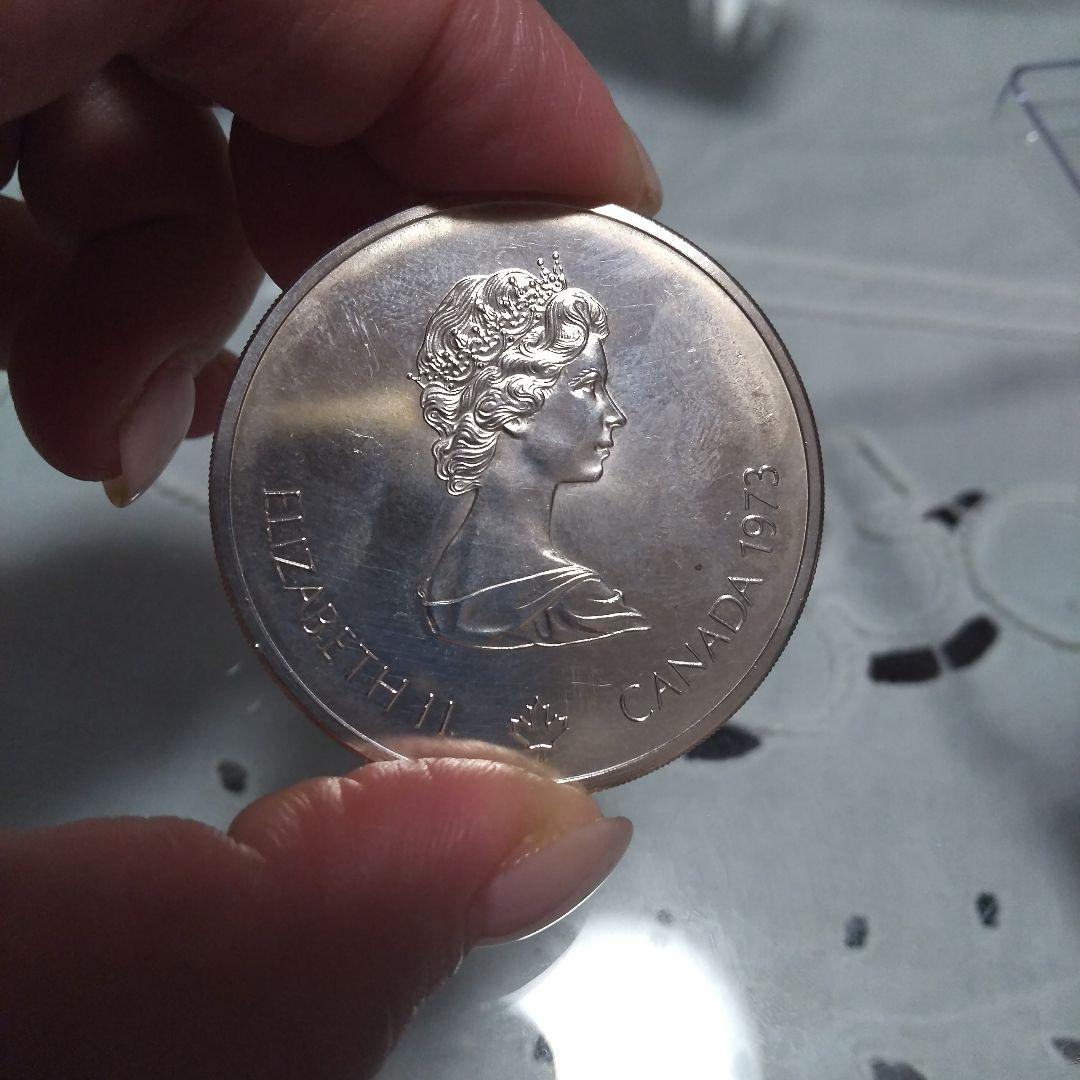 カナダ モントリオールオリンピック 1976年 銀貨