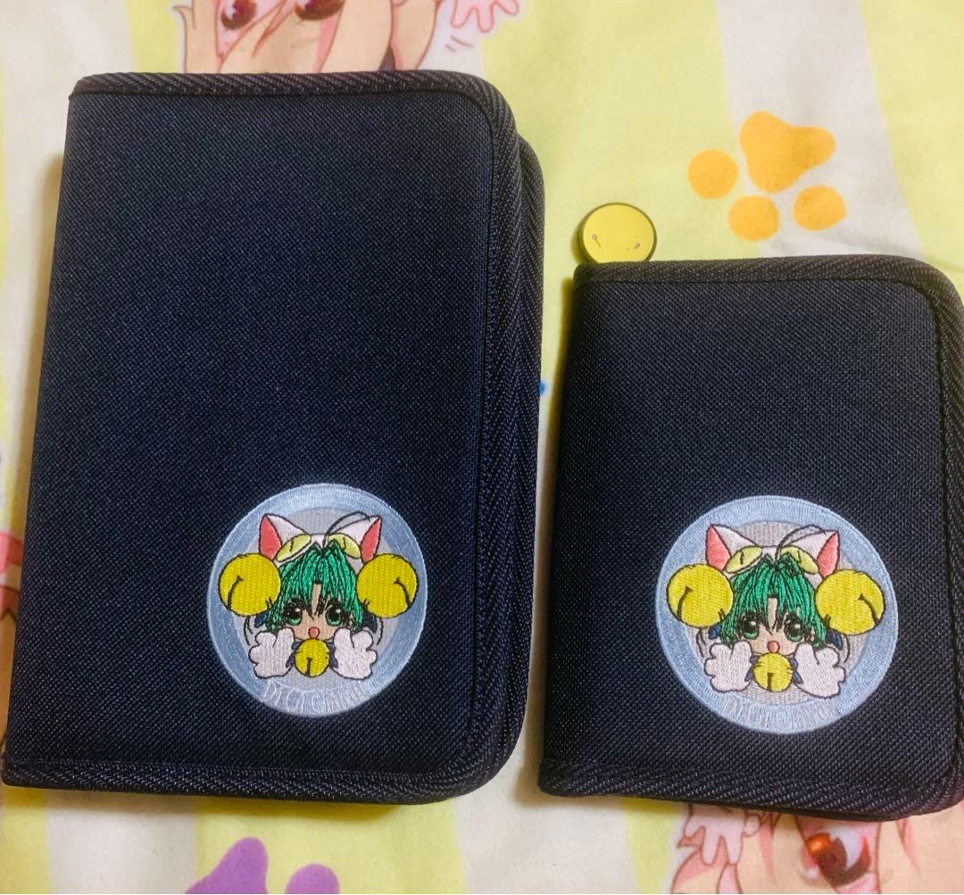 デ・ジ・キャラット デニム ポーチ 財布 でじこ ケース 手帳　バインダー