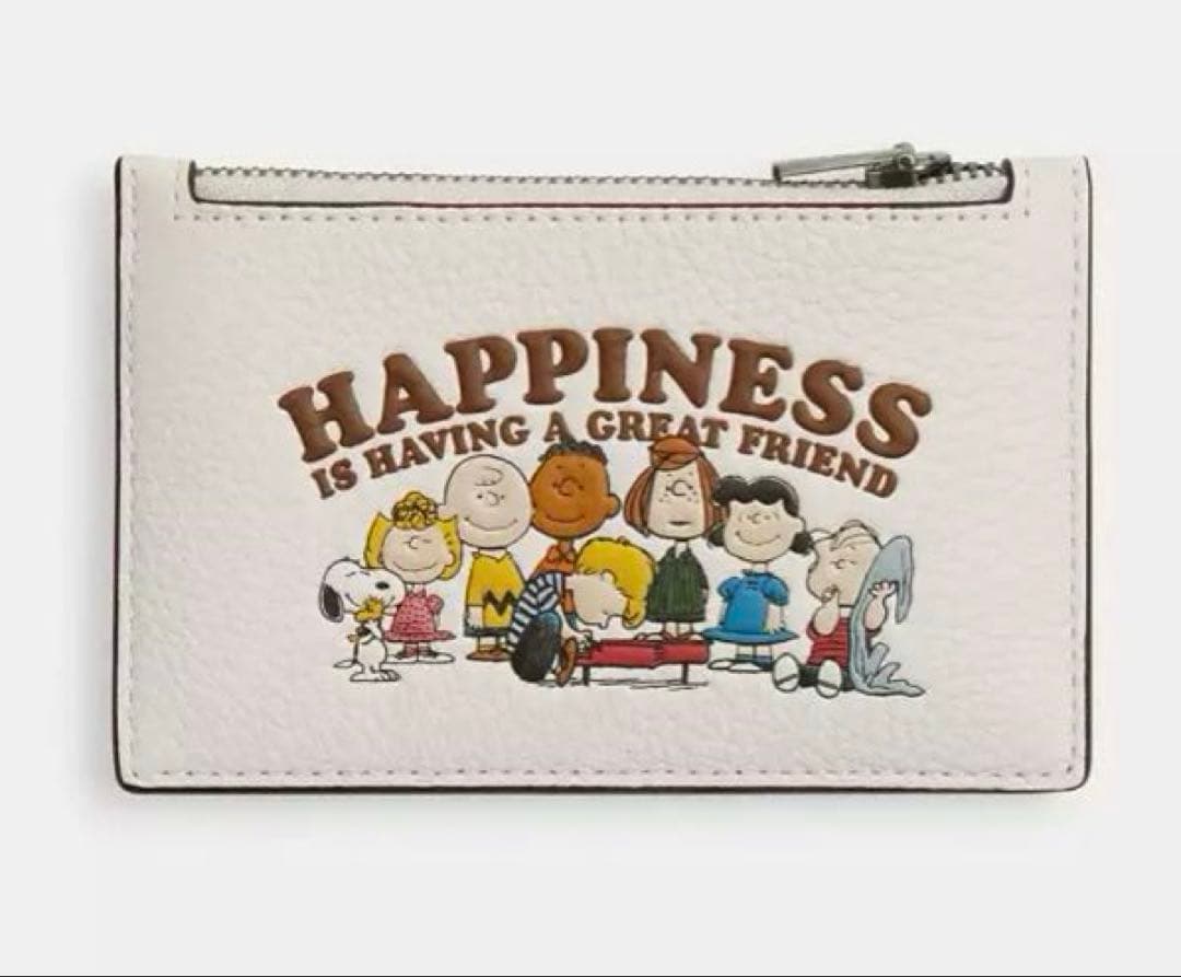 COACH×PEANUTSカードケース　チョークマルチ