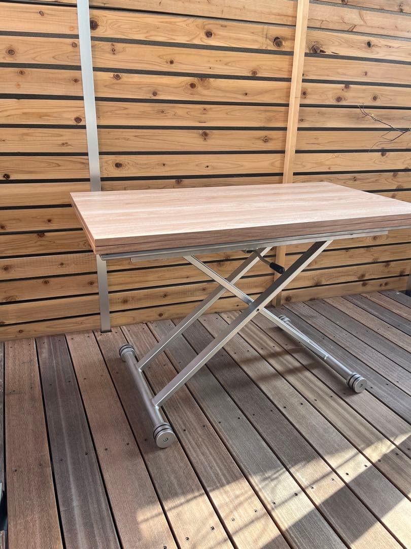 伸長式ダイニングテーブル バタフライテーブル ホワイトオーク