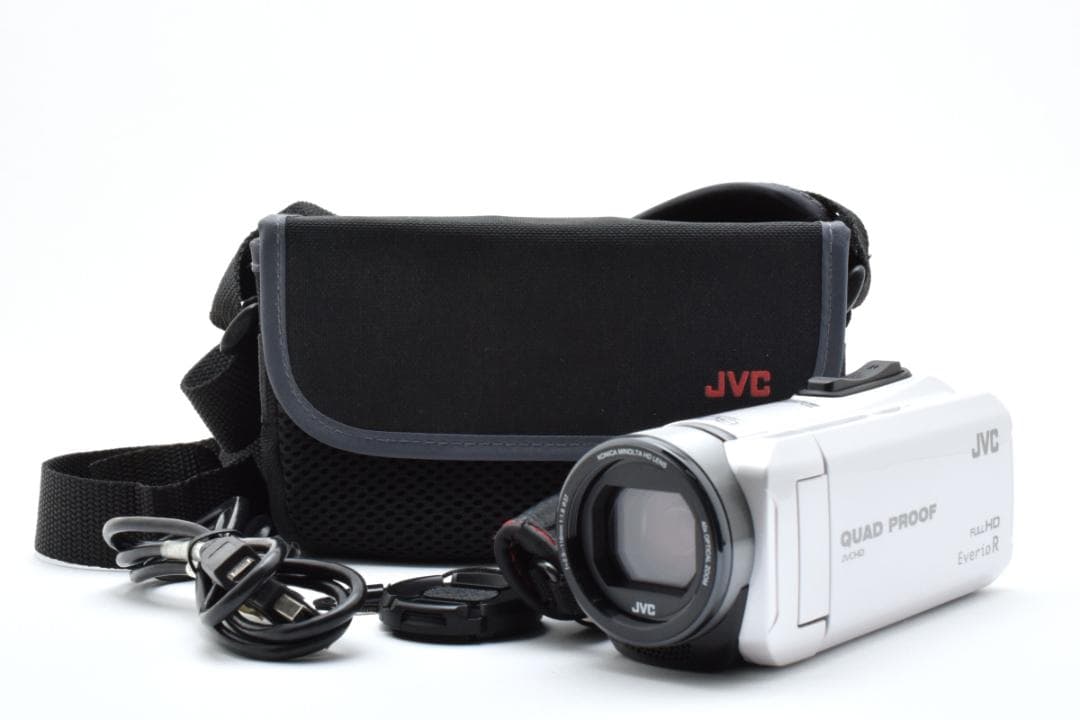 【美品】JVC ケンウッド　Everio GZ-R400 ホワイト　動作確認済