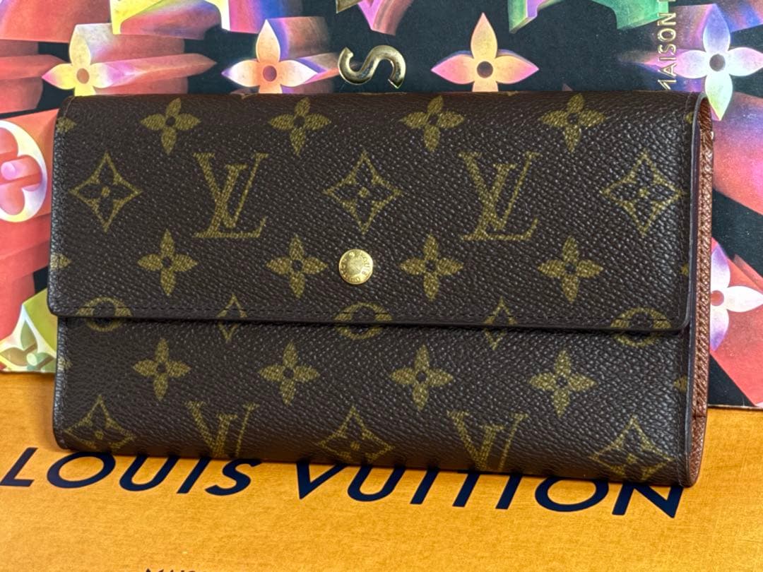 良品！LOUIS VUITTONルイヴィトン　インターナショナル長財布
