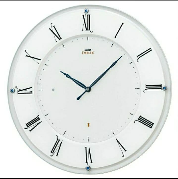 SEIKO EMBLEM 壁掛け時計　HS548W スワロフスキー