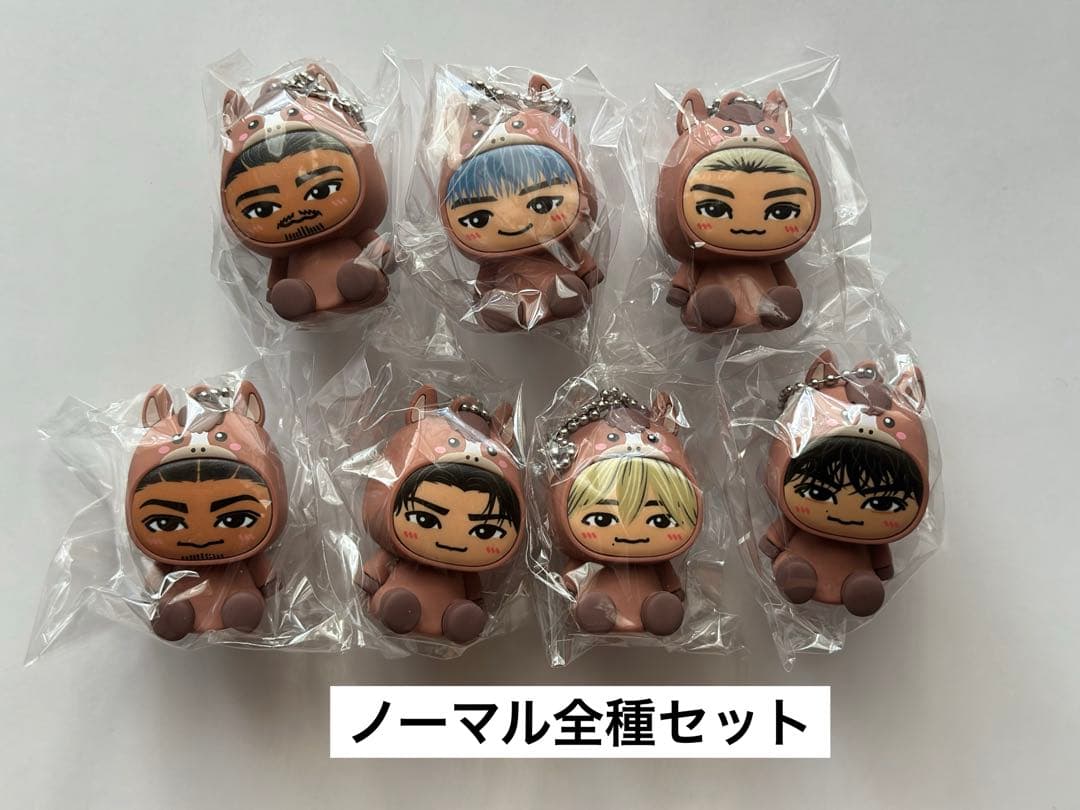 PSYCHIC FEVER 着ぐるみキーホルダー 馬 ノーマル全種セット