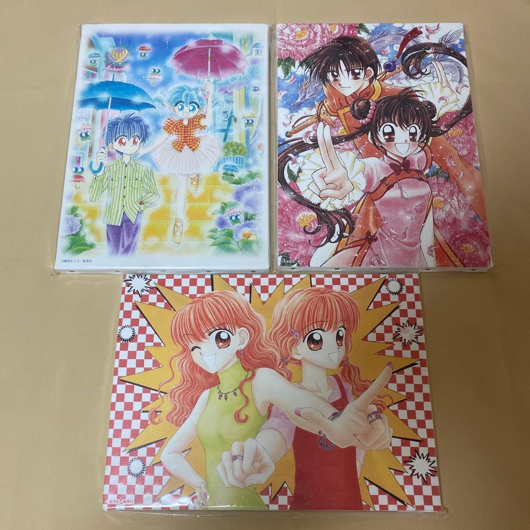 未使用 りぼん70周年 松本夏実 藤田まぐろ 亜月亮 キャンバスアート3点セット