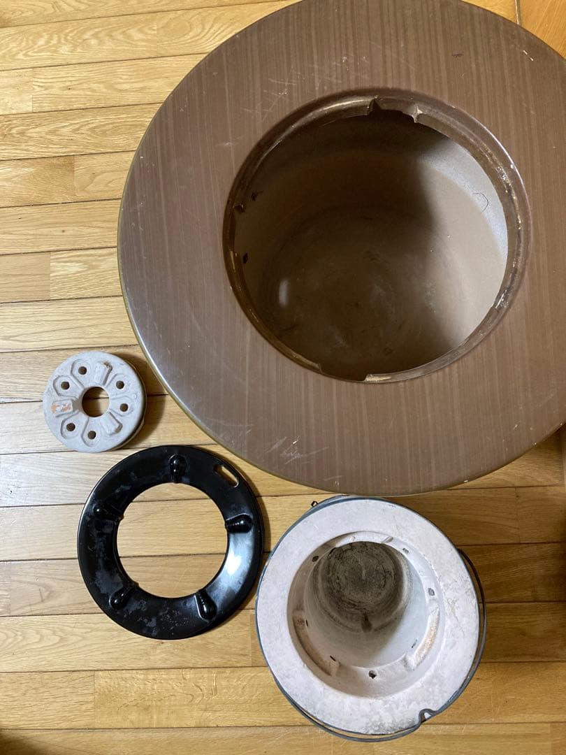 K*様 アヅマ【練炭コンロ】七輪　五徳　台座　時代物 未使用品✨庭キャンプ　災害