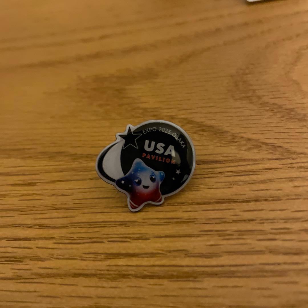 【バラ売り可！】万博のピンバッジ　アメリカパビリオン！5個セット