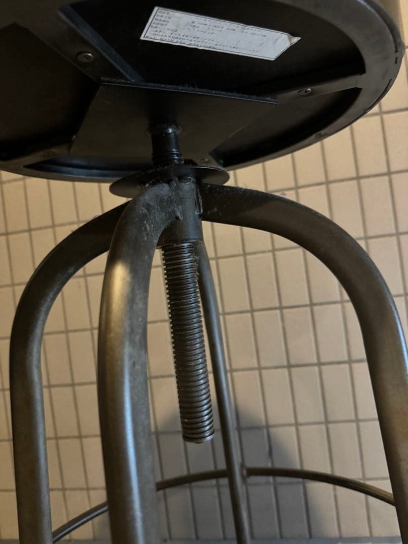 スツール 丸椅子 昇降式 カウンターチェア ヴィンテージ　東京池袋