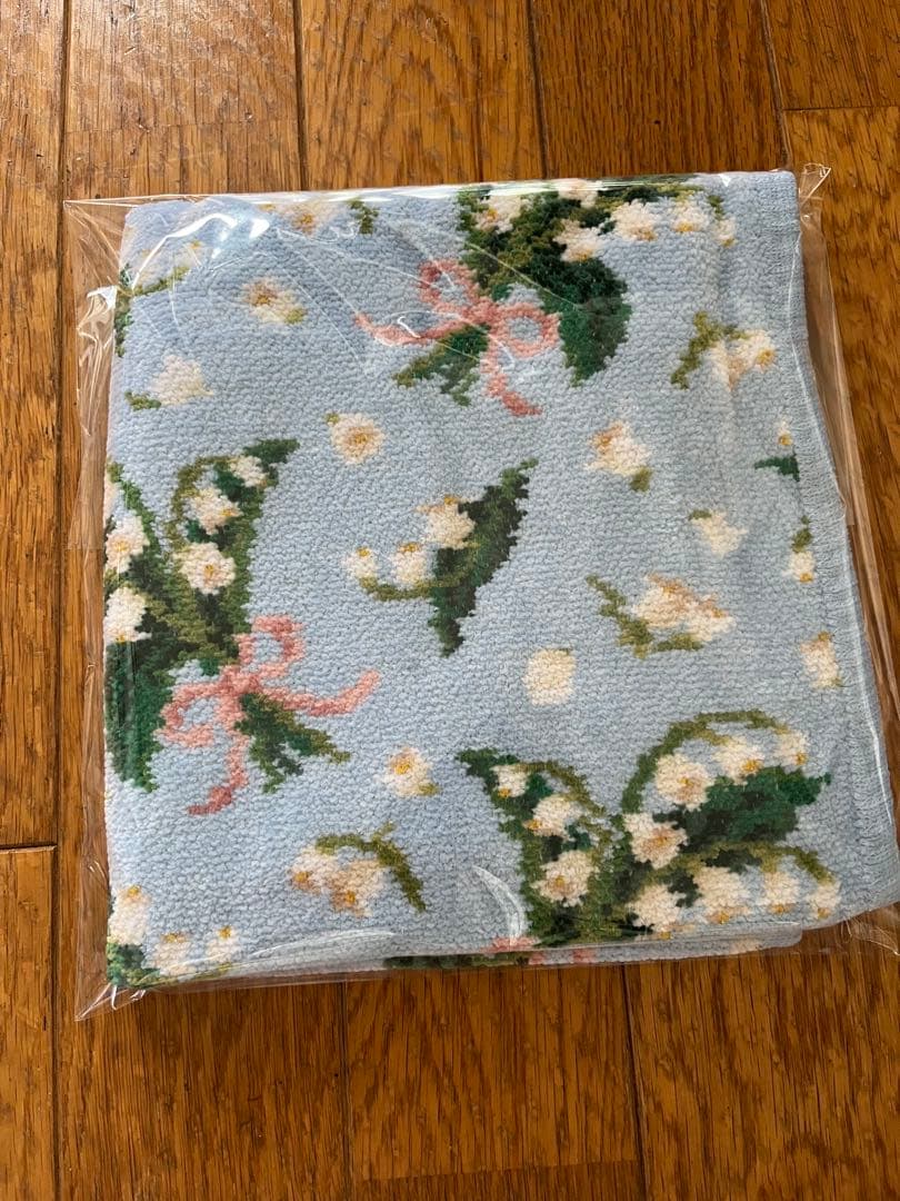 【B品・新品】フェイラー フェイスタオル ピュールミュゲ　すずらん　ブルー