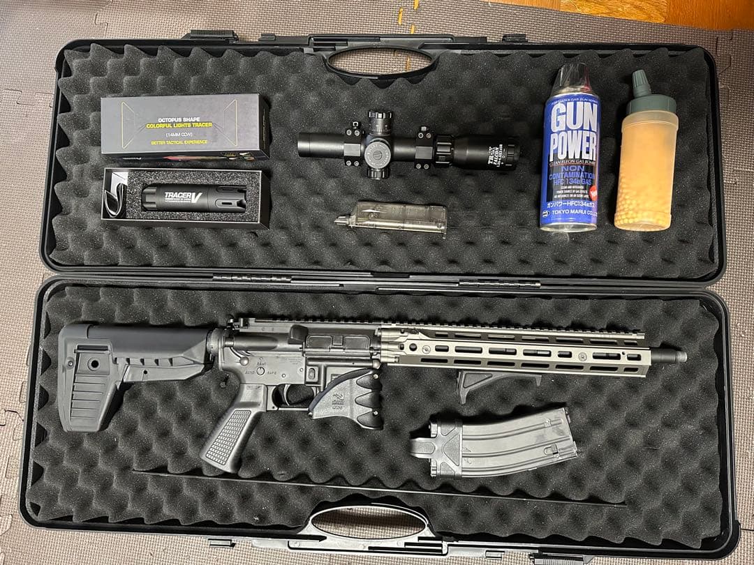 東京マルイ M4A1 MWS ガスブローバック カスタム付 属品多数