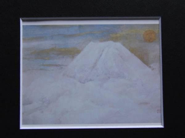 奥村　土牛、聖、希少な画集より、新品高級額装付、版上サイン入り