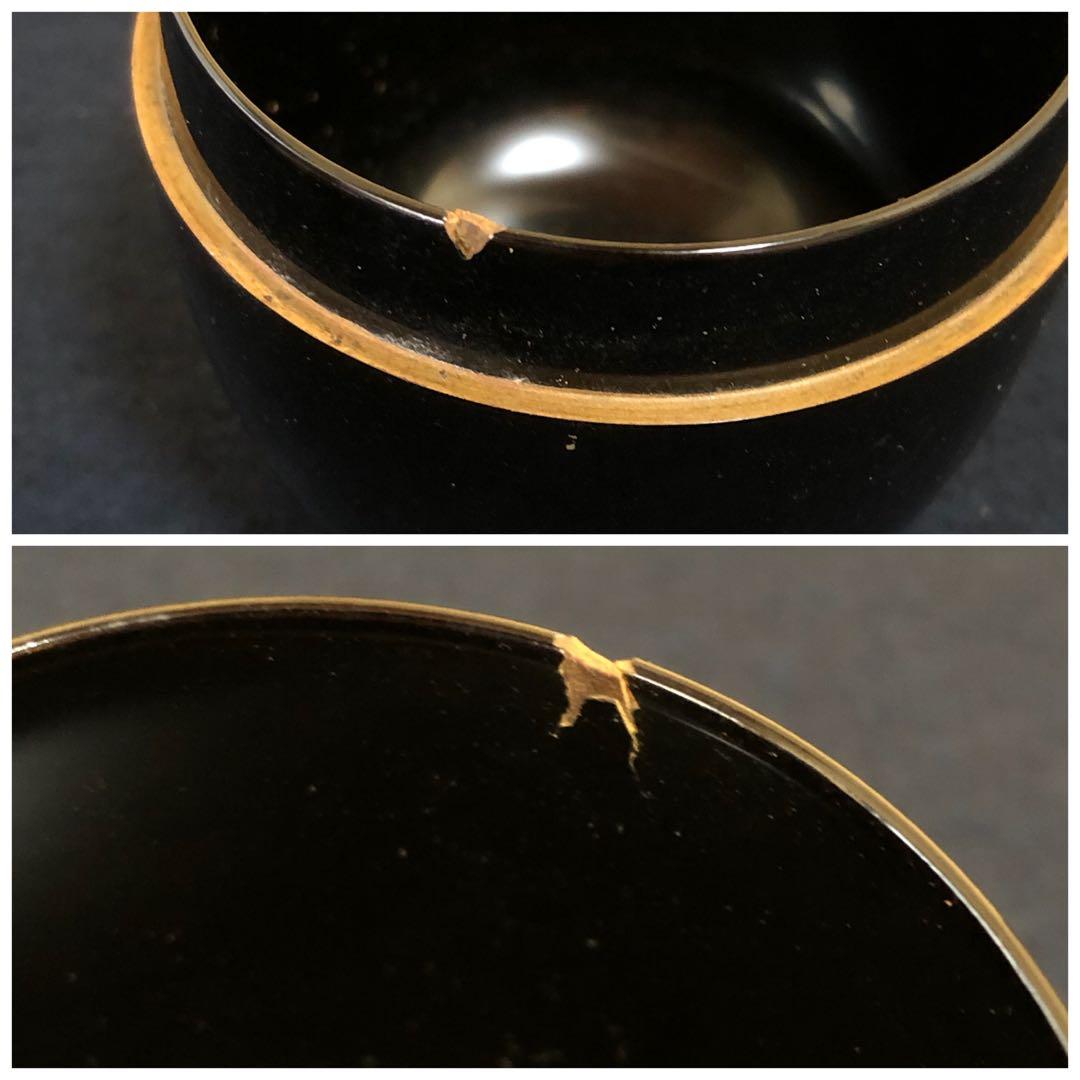 ‼️割引《R》茶道具 四君子蒔絵 螺鈿 棗 奥津一心斎作 共箱　250805F4