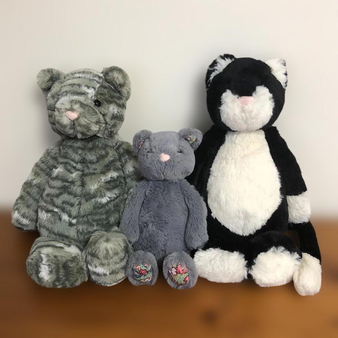  London 猫 ・ねこのぬいぐるみ　3体セット 廃盤 レア