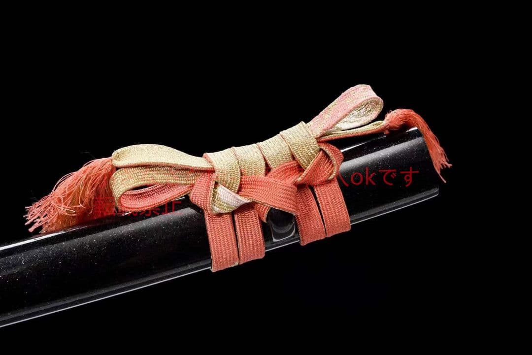 26寸銅装鋒鋼超鏡面武士刀『鏡面紅武士』 古兵器 武具 刀装具 日本刀  居合刀