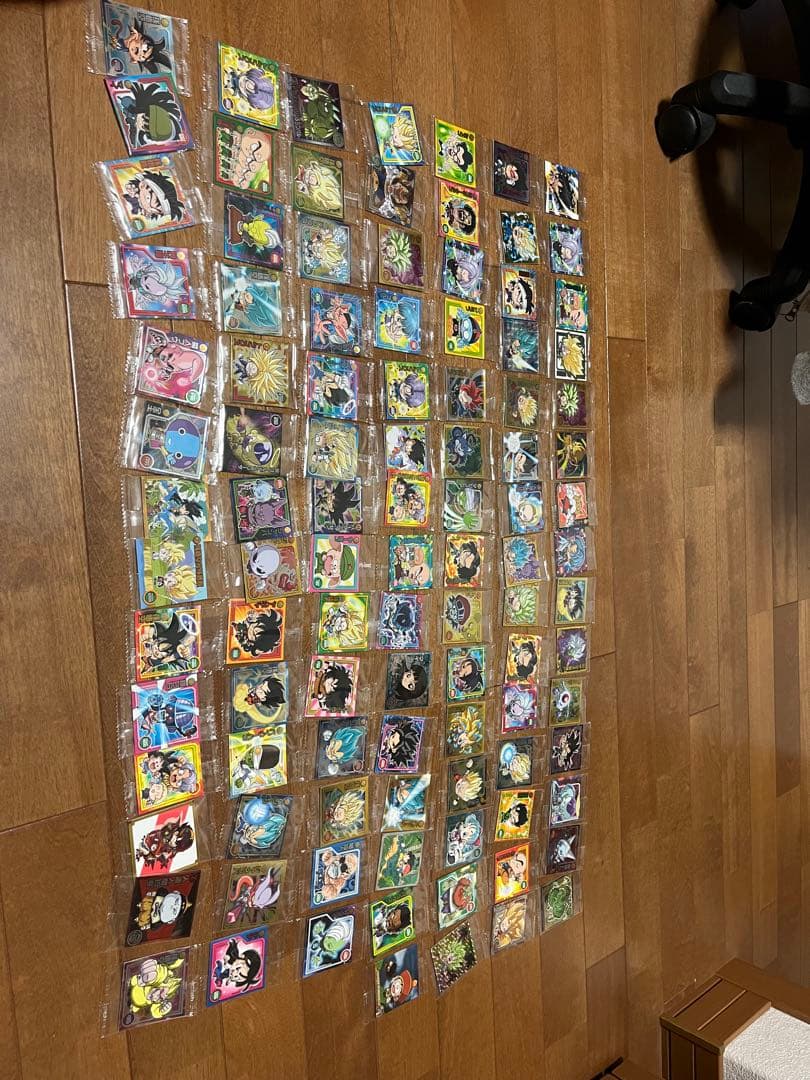 ドラゴンボールウエハースシール、カビゴンUR、ビックリマンチョコのシール