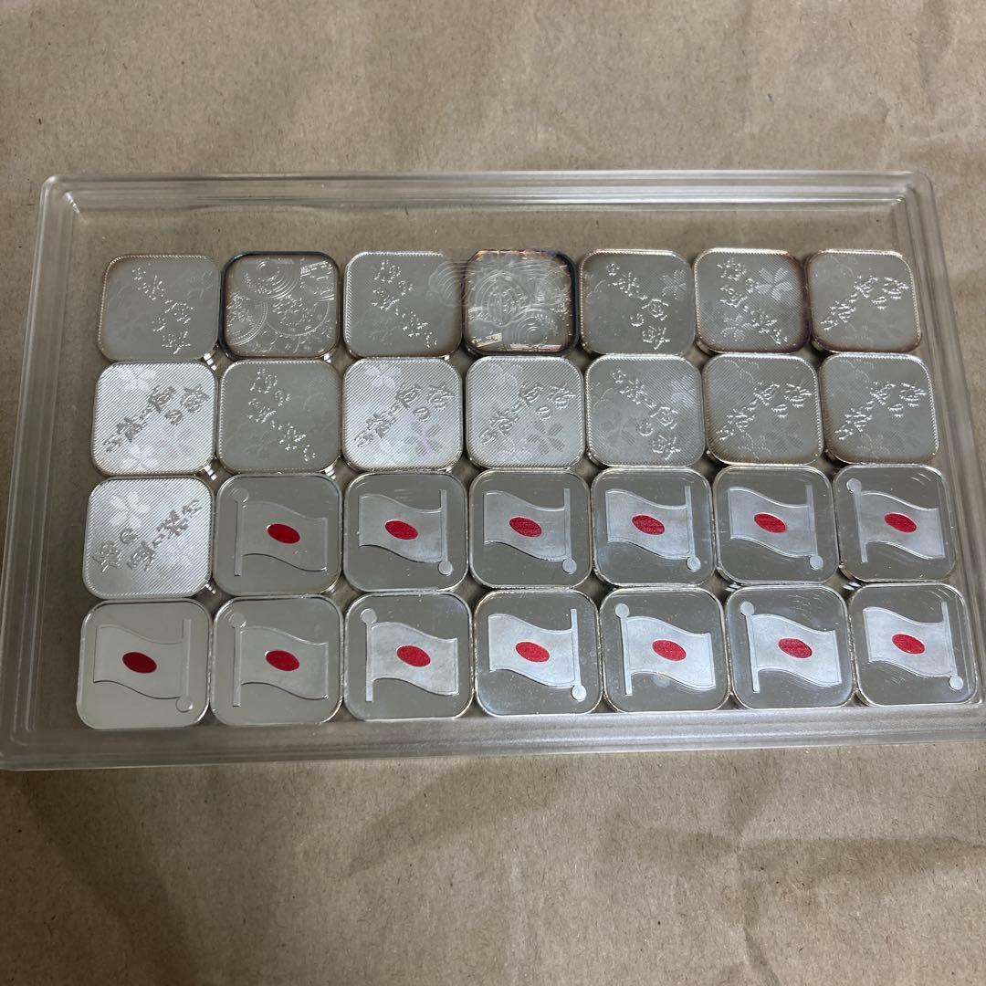 純銀メダル　純銀銘板 121g