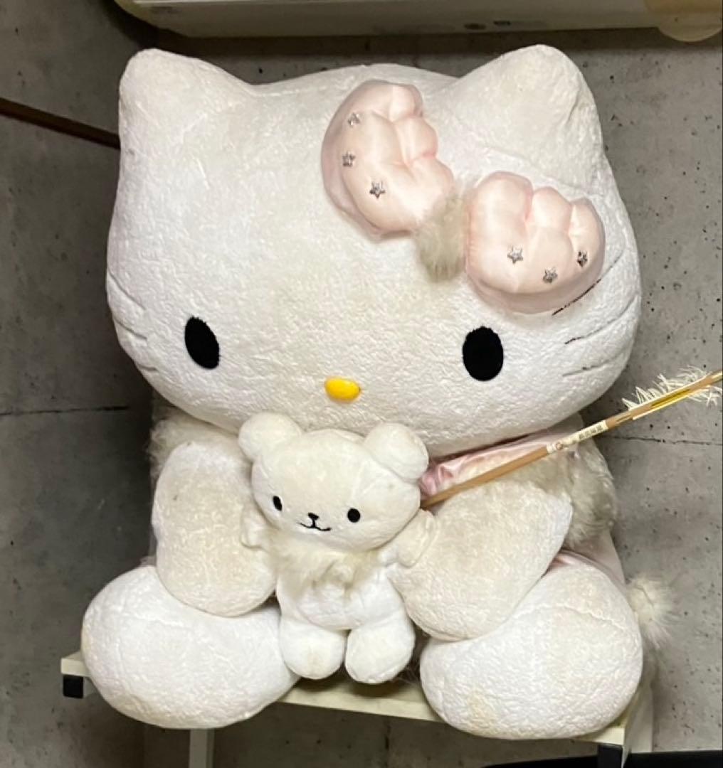 ハローキティ ぬいぐるみ 大きい ホワイト