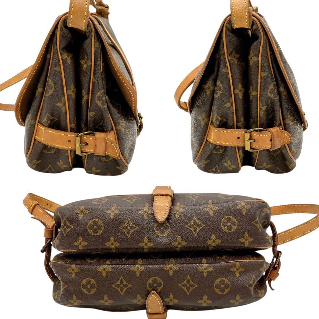 【LOUIS VUITTON】ソミュール30 モノグラム　ショルダーバッグ