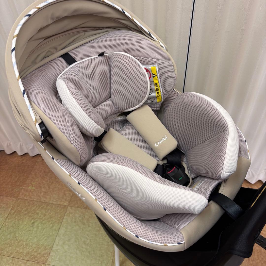 クリーニング済　☆極美品☆　新生児　コンビ　クルムーヴ　ISOFIX　EG　完品