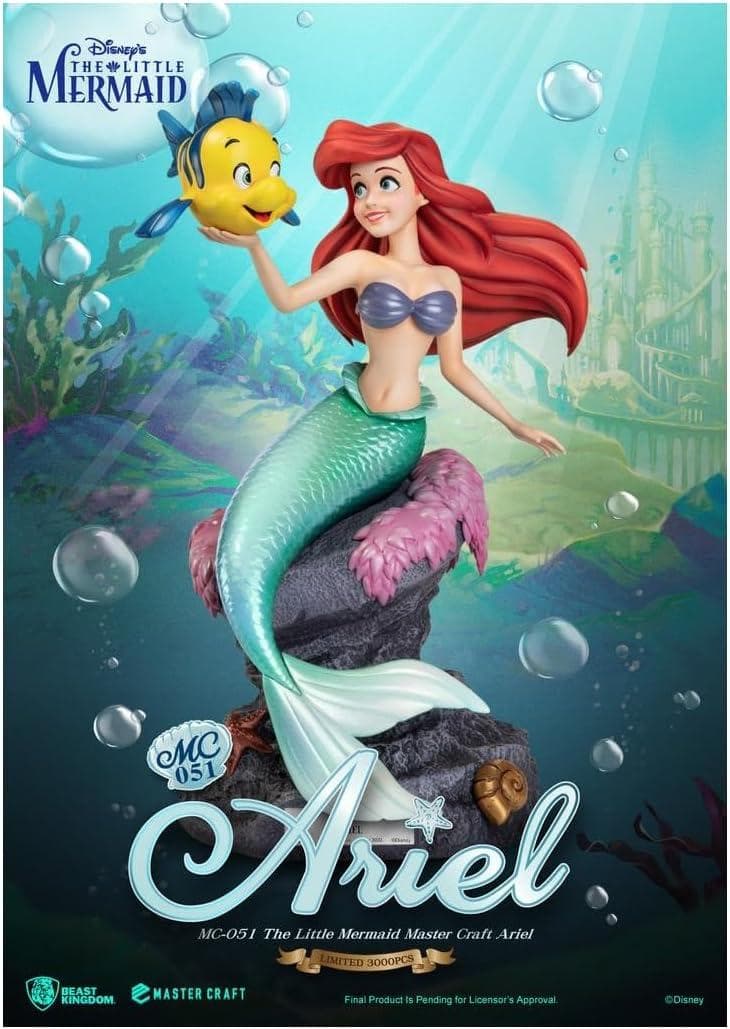 リトルマーメイド アリエル フランダー ビースト・キングダム ビッグフィギュア