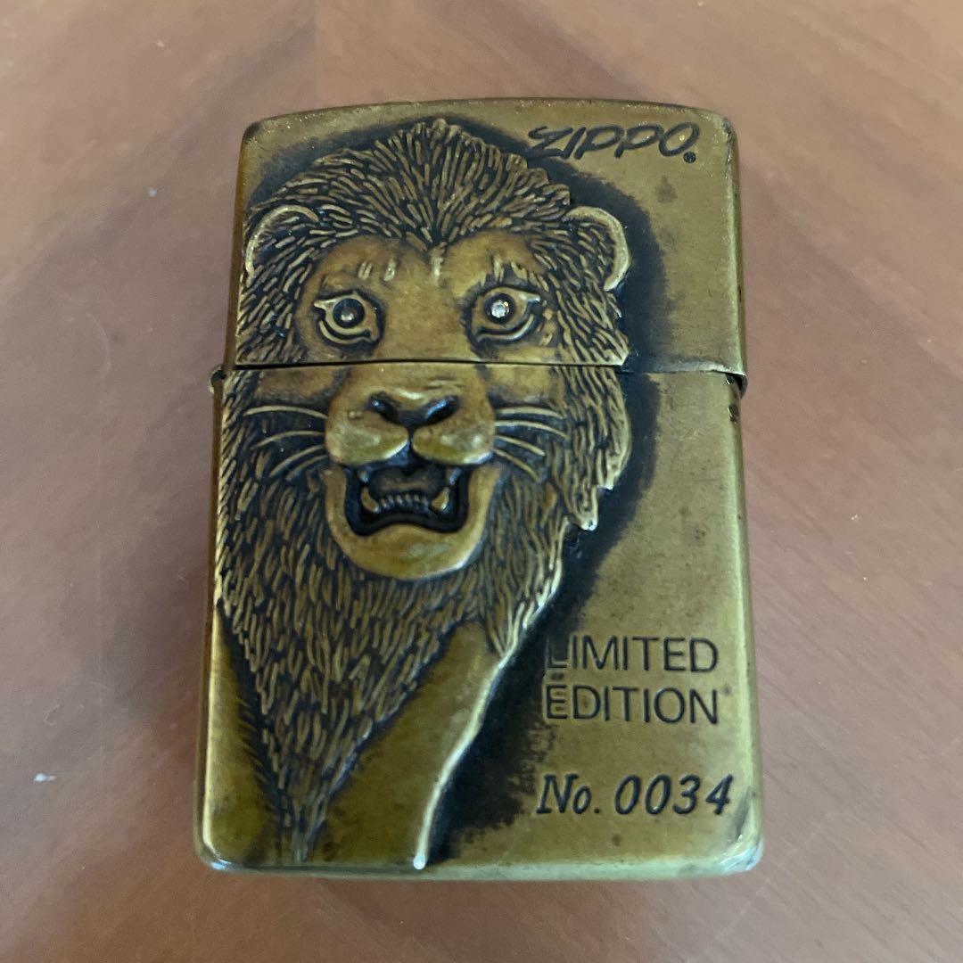 ジィポー　2000個限定　ジルコニア2眼　NO.0034