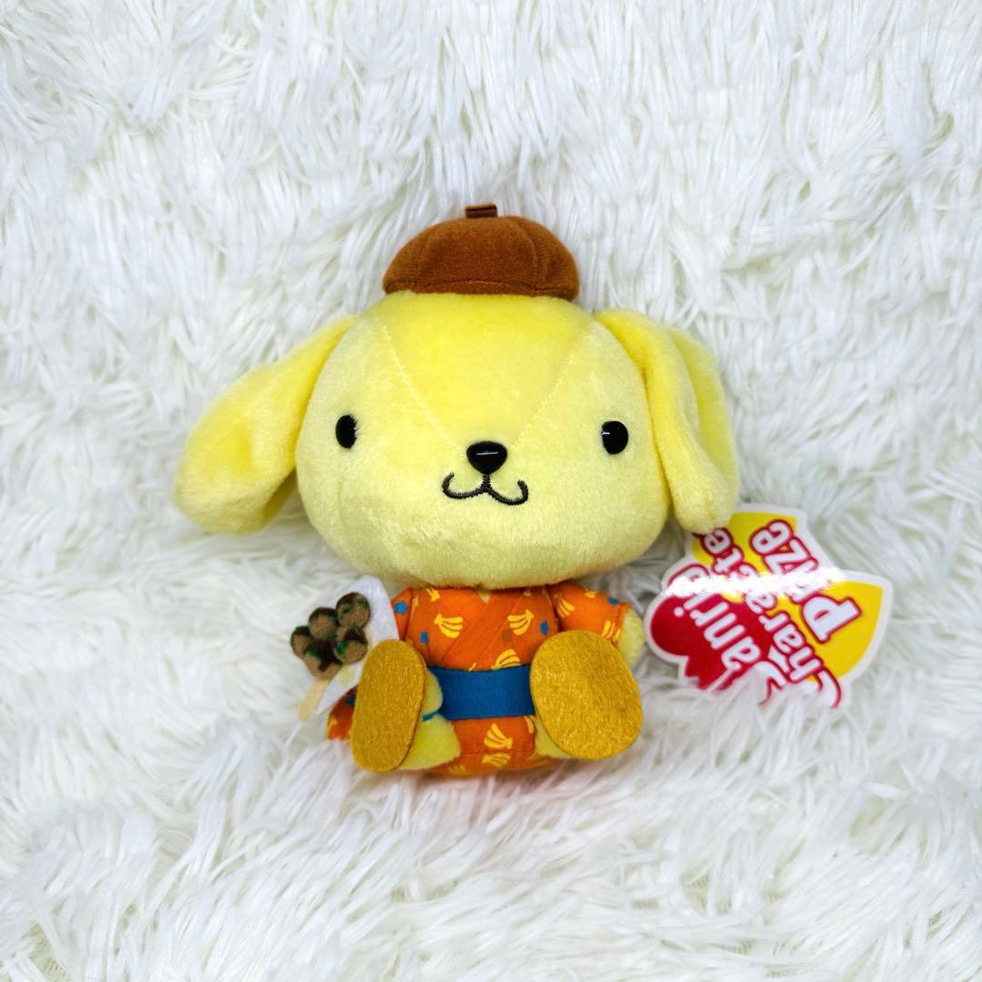 希少 美品 タグ有 ポムポムプリン たこ焼き 浴衣 ぬいぐるみ マスコット