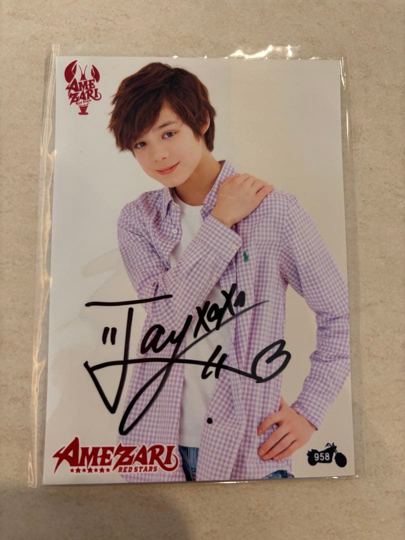 【直筆サイン入り】TraineeA SMTR25 JJ AMEZARI ジェイ