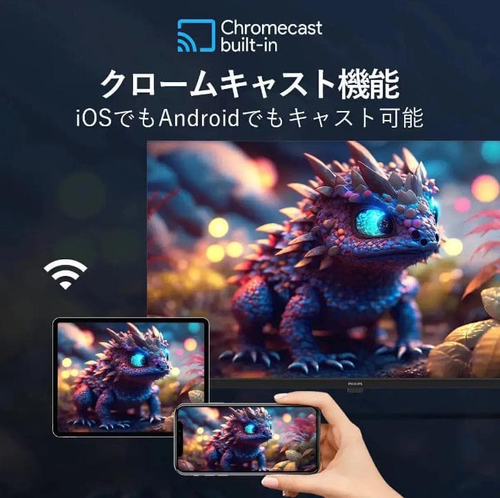 【期間限定大幅値下げ！】PHILIPS チューナーレステレビ 43型