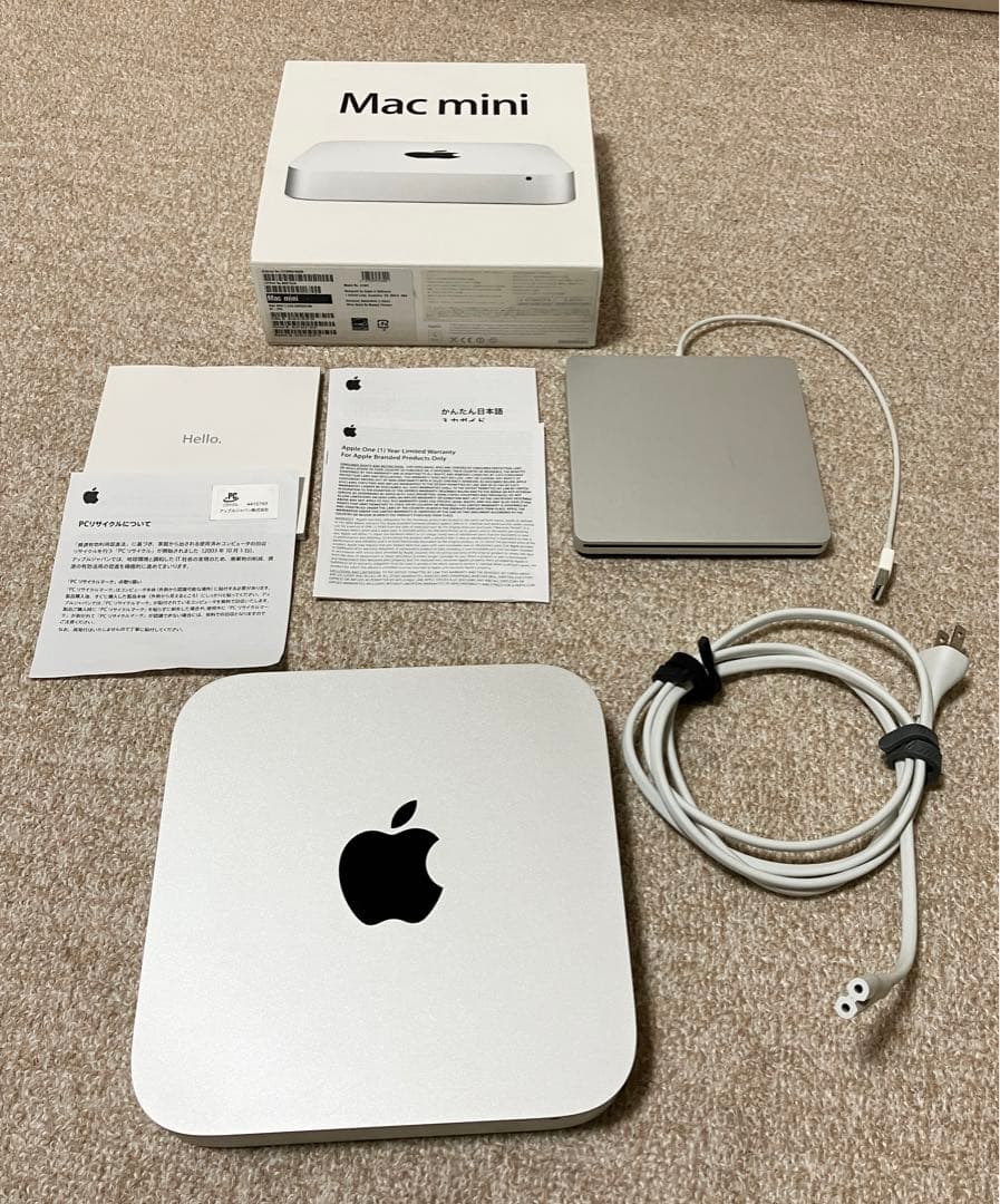 Macデスクトップ Apple Mac mini SSD180GB i5 8GB Mac/Win